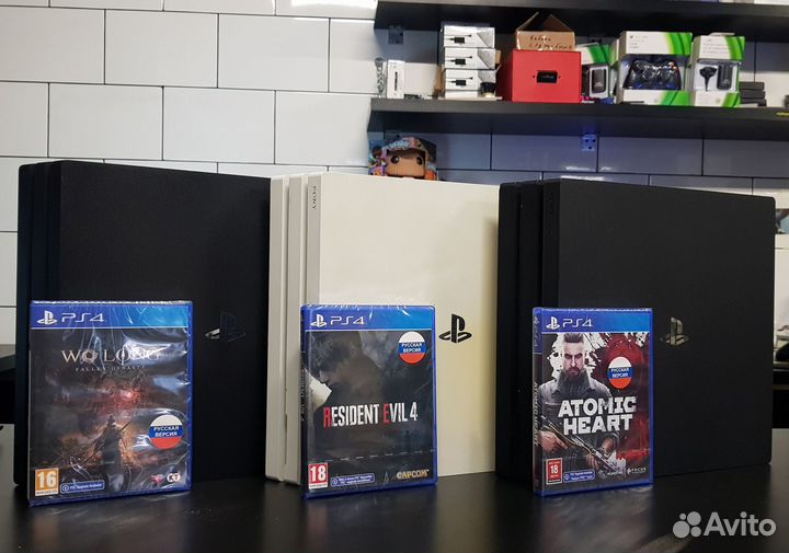 PS5 / PS4 Pro/Slim + 2 джойстика + топ игра