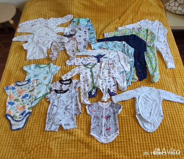 Детские вещи пакетом на мальчика от 0 до года