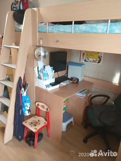 Кровать чердак