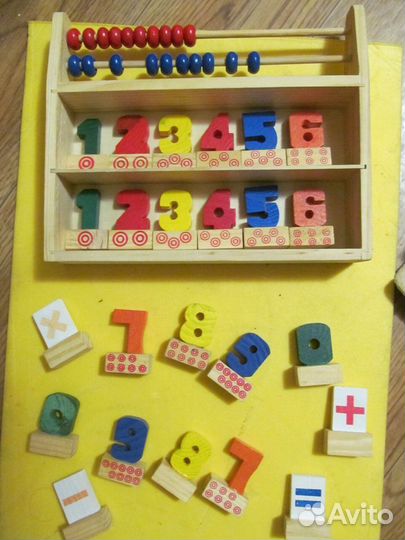 Набор для счета, Космический песок Буквы д/магн.до