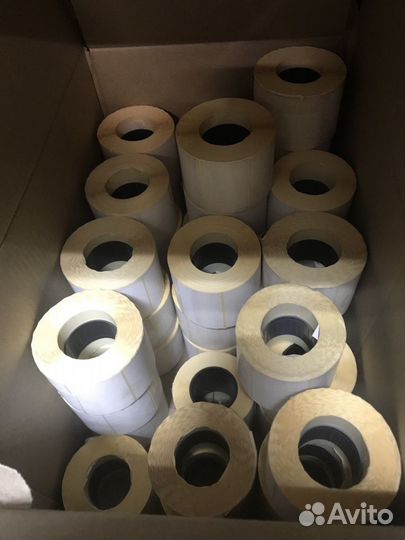 Термоэтикетки 58х40 75х120 все размеры WB ozon