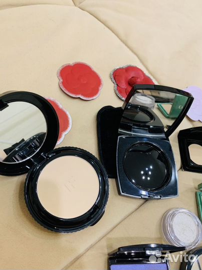 Косметика Тени Пудра Румяна Спонж