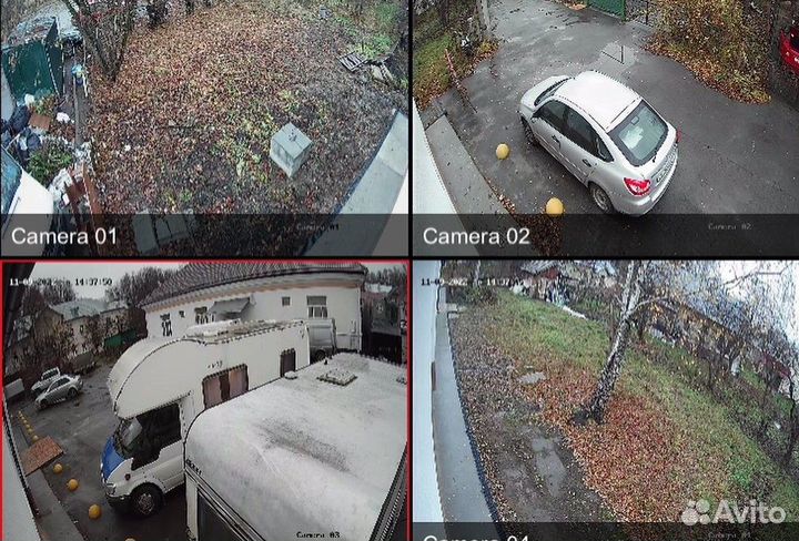 Установка видеонаблюдения