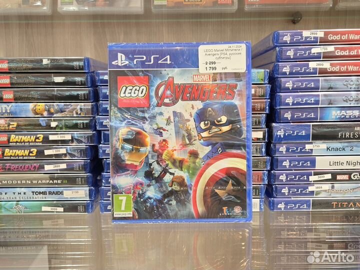 Игра PS4 lego marvel Мстители