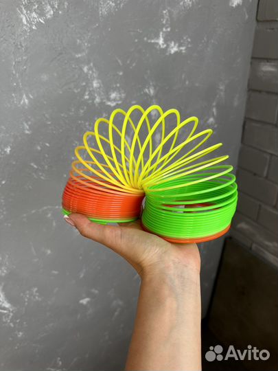 Игрушка детсва пружинка радуга