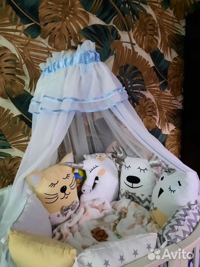 Бортики в кроватку и кокон