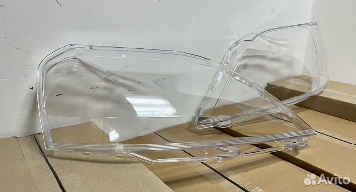 Стекла фар Лада Ларгус,Логан1.Пластик