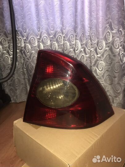 Задние фонари Ford focus 2 седан тонированные