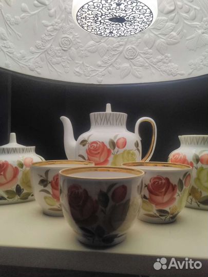 Сервиз Лфз Букет чай.роз.Баран Старая Опошня