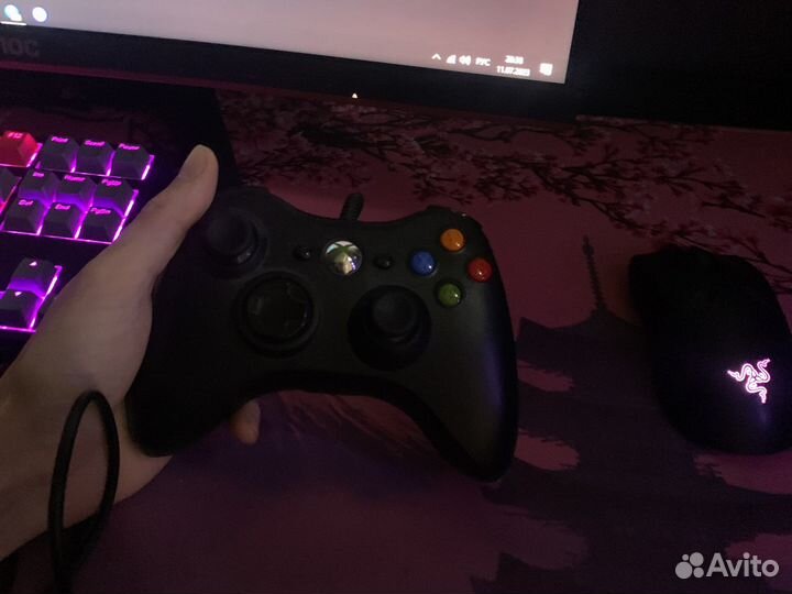 Геймпад xbox 360 проводной