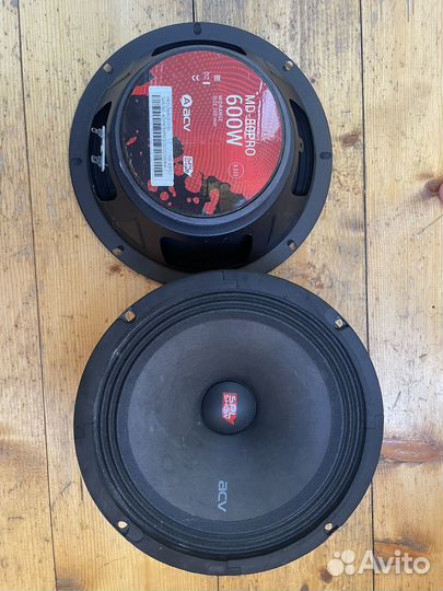Динамики 20 см acv md80pro