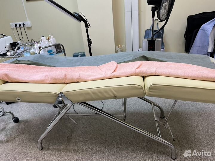 Косметологическое кушетка Релакс стандарт хром