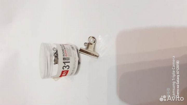 Прищепка металлическая для наращивания ногтей