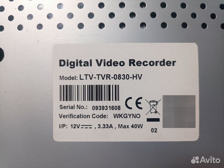 Видеорегистратор + 4 камеры