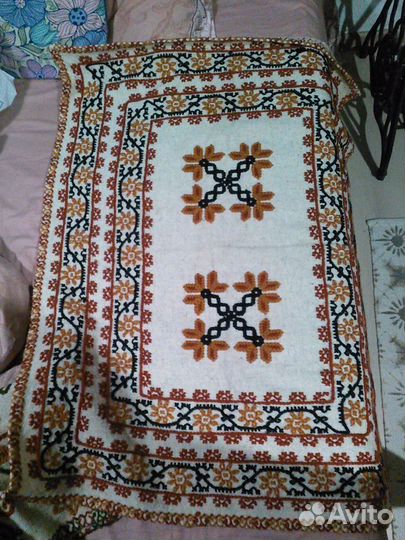 Скатерть и наволочки из шерсти (Мексика)