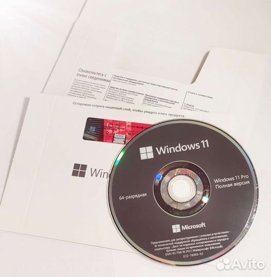 Конверт windows 11/10 pro oem fqc-10547