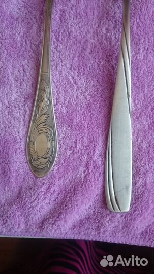 Редкие мельхиоровые столовые ложки,СССР