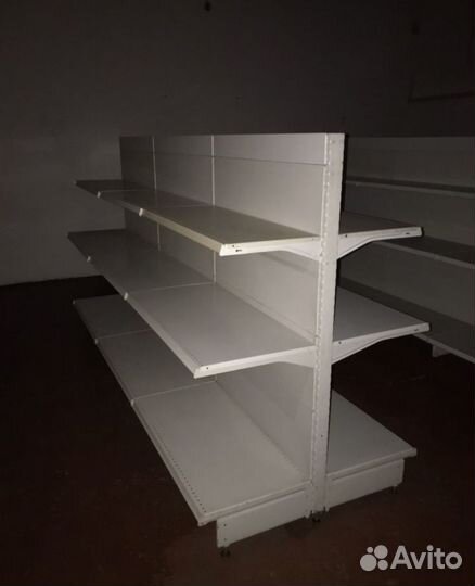 Стеллаж островной металлический