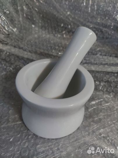 Ступка с пестиком керамическая