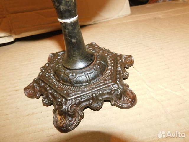 Настольная керосиновая лампа клеймо Златоуст