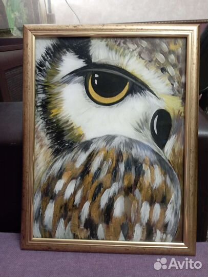 Картина сова