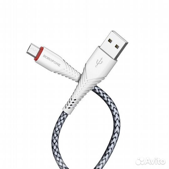 Кабель USB borofone BX25 Powerful, USB - microusb