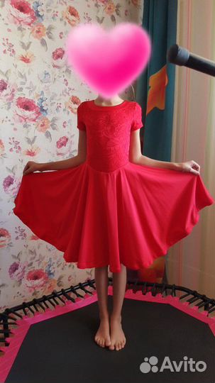 Платье для танцев 134-140