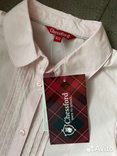 Рубашка школьная для девочки 122