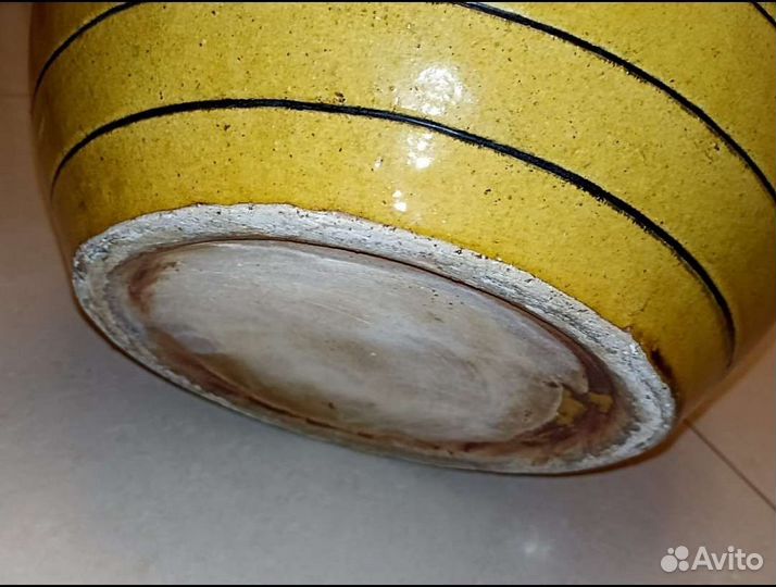 Кашпо винтажное, керамика в идеале 15-18 литров