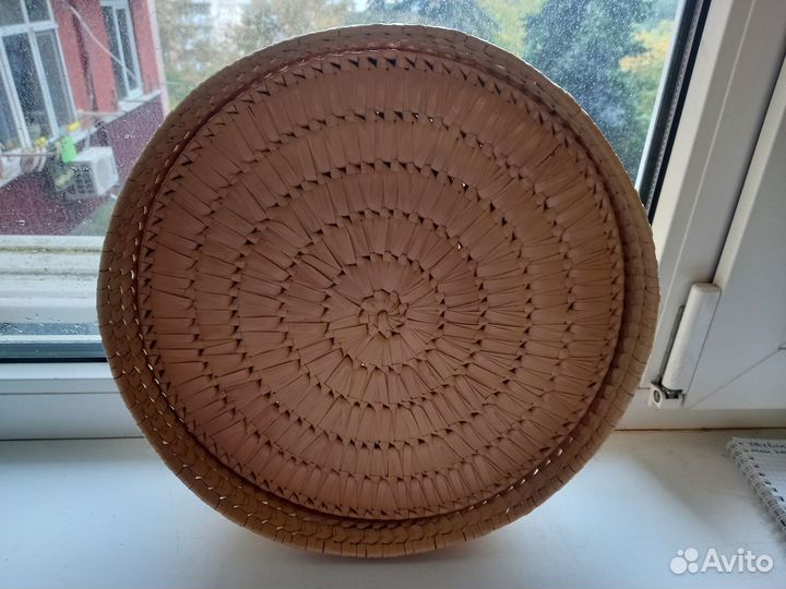 Коробки из соломки винтаж