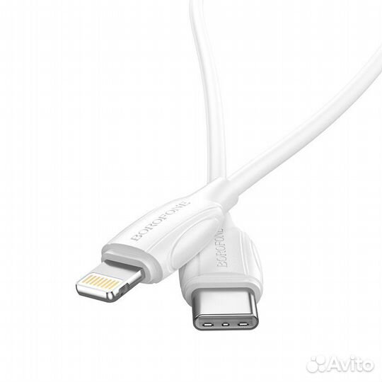 Кабель USB-C borofone BX19, Type-C - Lightning, 3A