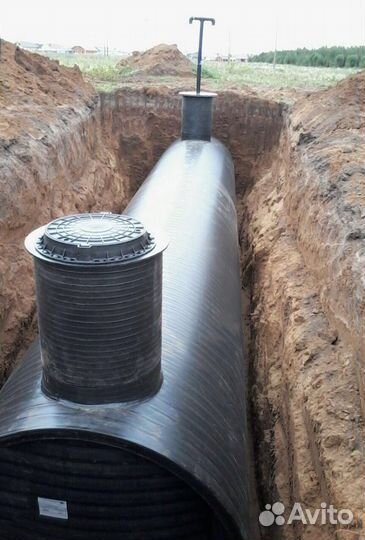 Подземная емкость от 5 до 100 м3 (спиролайн)