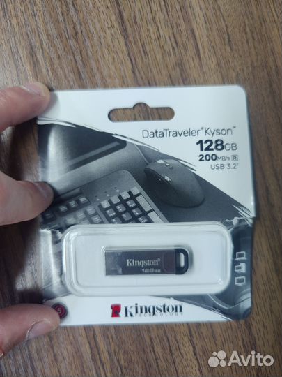 Флеш диск Kingston 128Gb DataTraveler Kyson USB