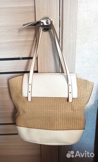Сумка бренд Anne Klein,рафия(соломка)