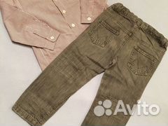 Джинсы и рубашка фирмы Mixtillo(Италия) 3 года/98с