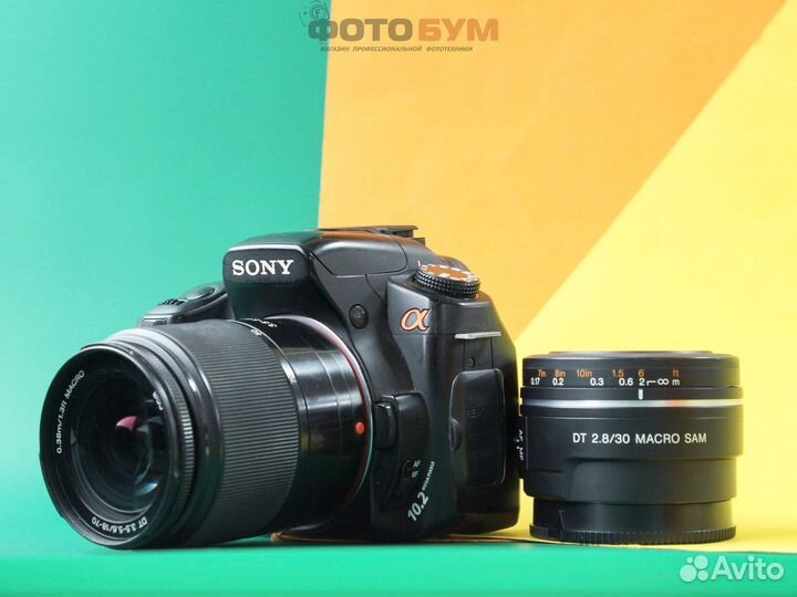 Sony a200 kit 18-70 + Sony 30mm f2.8 SAM