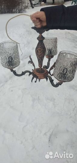 Люстры хрустальные Чехославакия СССР