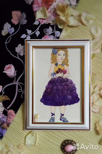 Живые открытки.Картины из сухоцветов.Поделки в сад