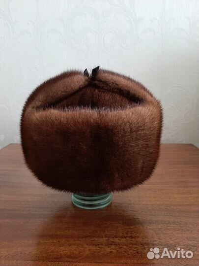 Норковая шапка мужская