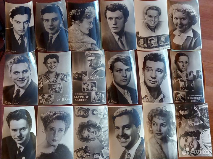 Открытки СССР - артисты кино