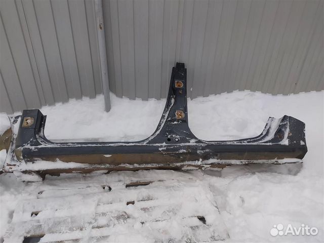 Порог со стойкой левый Renault Logan 1 (LS0H) 2006