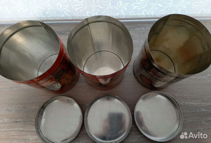 Банки жестяные объем 4литра