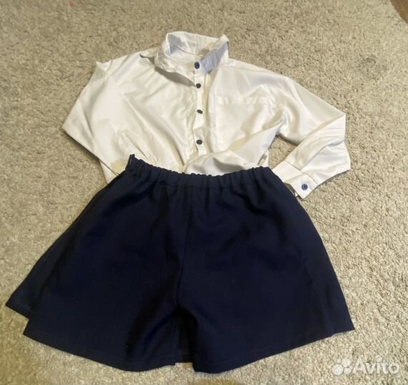 Рубашка для девочки школа