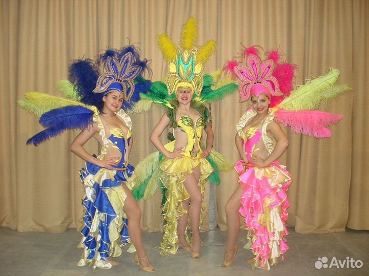 Карнавальный костюм Бразильский с перьями