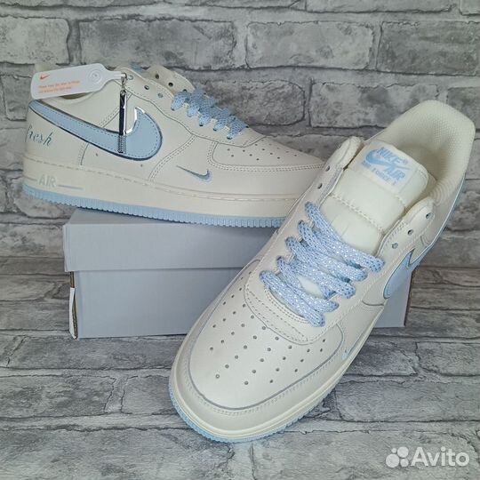 Nike Air Force 1 low Beige-Blue (38р)