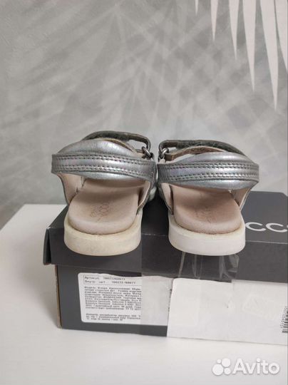 Босоножки для девочки ecco 28