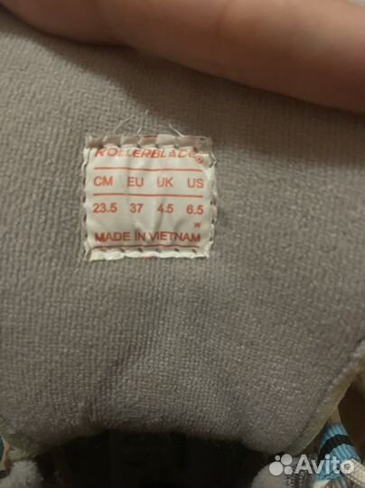 Ролики rollerblade 37