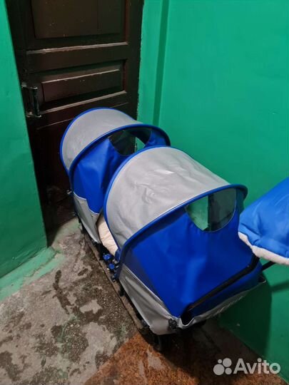 Санки коляска для двойни или погодок