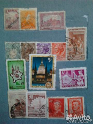 Почтовые коллекционные марки редких стран мира