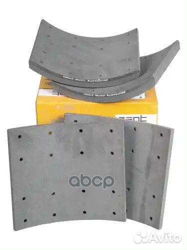 Накладки торм. с заклепк. 1-рем 19932 20.0